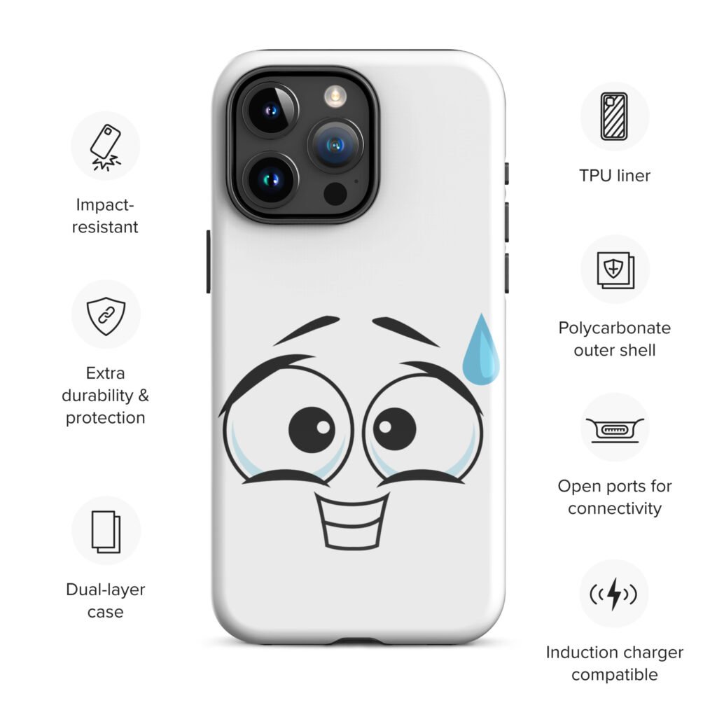 Silly face Tough Case for iPhone®