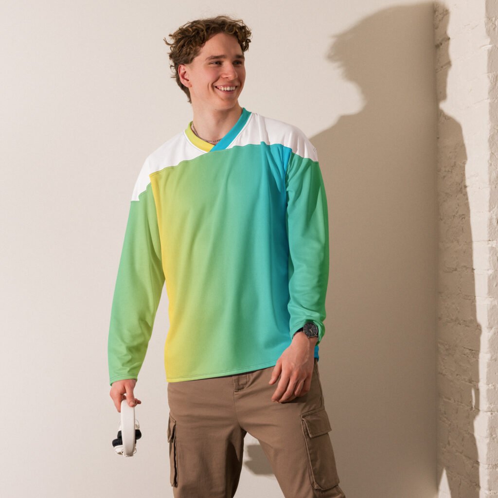 Recycled hockey fan jersey