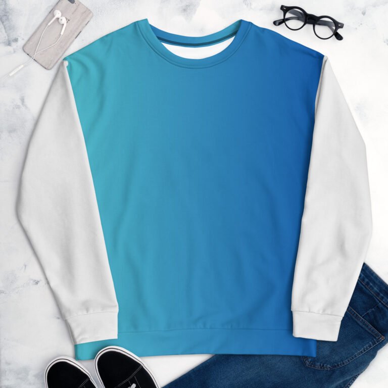 Blue gradient Unisex Sweatshirt