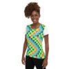 Colourful All-Over Print Women's Athletic T-shirt - Image 4