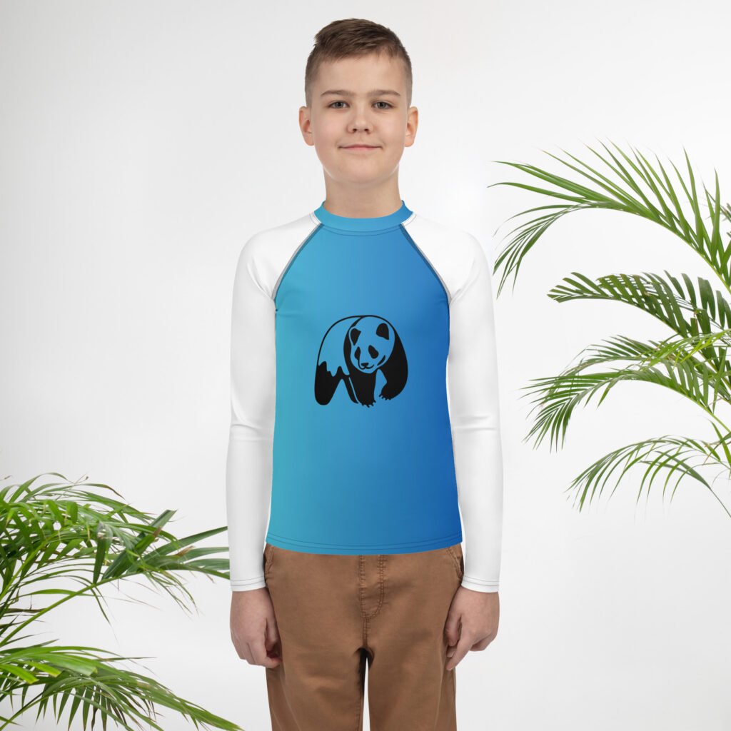 Panda Youth Rash Guard