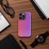 Red gradient to purple Tough Case for iPhone® - Image 20