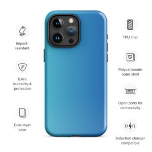 Blue gradient Tough Case for iPhone®