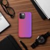 Red gradient to purple Tough Case for iPhone® - Image 13