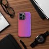 Red gradient to purple Tough Case for iPhone® - Image 21