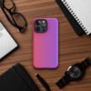 Red gradient to purple Tough Case for iPhone® - Image 38