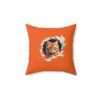 Little kitten Spun Polyester Square Pillow - Image 5