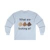 What are you looking at? Ultra Cotton Long Sleeve Tee - Image 15