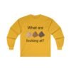 What are you looking at? Ultra Cotton Long Sleeve Tee - Image 7