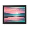 Sunset Matte Canvas, Black Frame - Image 6