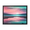 Sunset Matte Canvas, Black Frame - Image 11