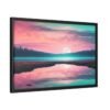 Sunset Matte Canvas, Black Frame - Image 17
