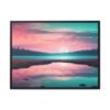Sunset Matte Canvas, Black Frame - Image 31