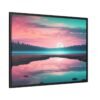 Sunset Matte Canvas, Black Frame - Image 32