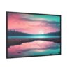 Sunset Matte Canvas, Black Frame - Image 3