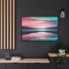 Sunset Matte Canvas, Black Frame - Image 5