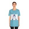 The "A" Letter Unisex Jersey Short Sleeve Tee - Image 12