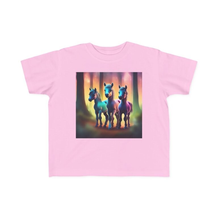 Horses Toddler's Fine Jersey Tee