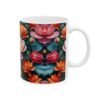 Flowery and colourful Ceramic Mug 11oz - Image 5