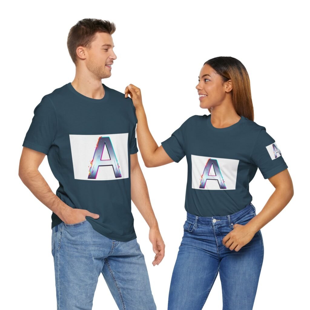 The "A" letter Unisex Jersey Short Sleeve Tee