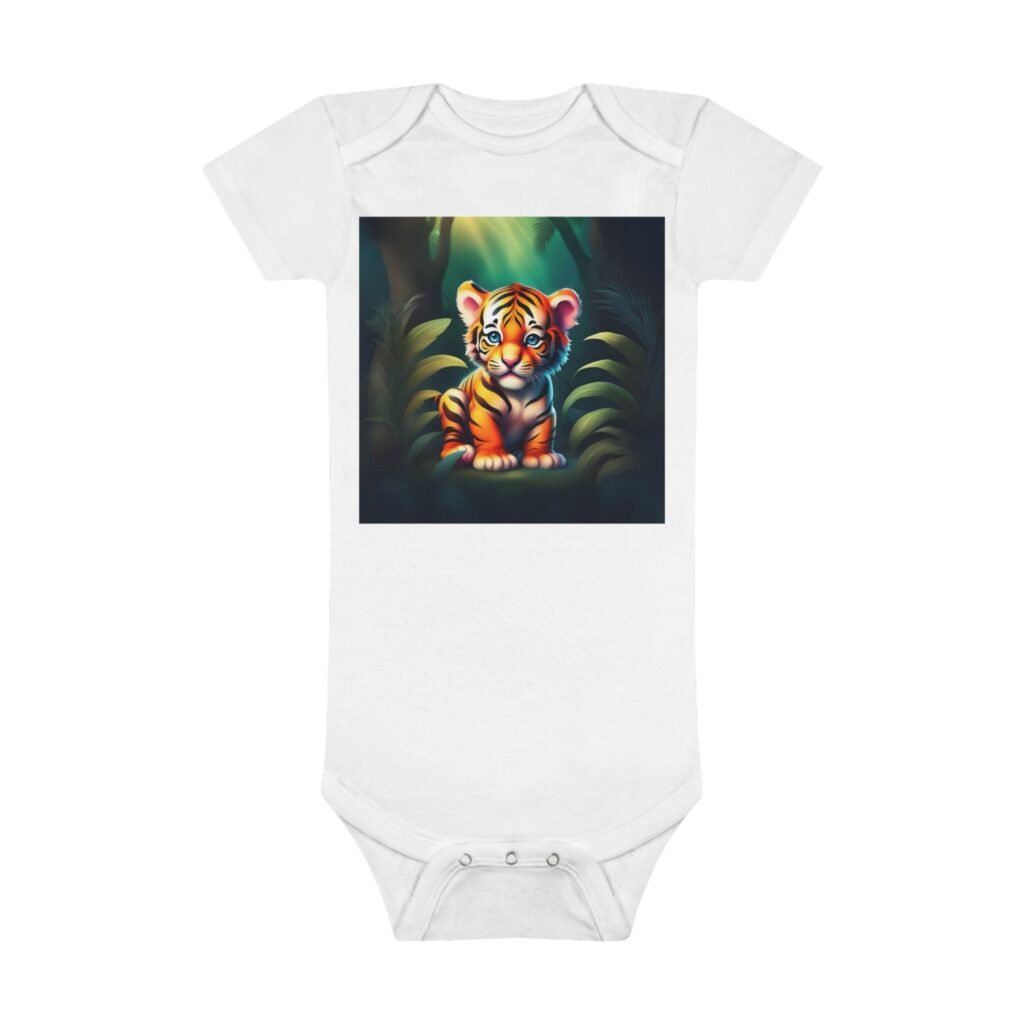 Little tiger Onesie® Organic Baby Bodysuit