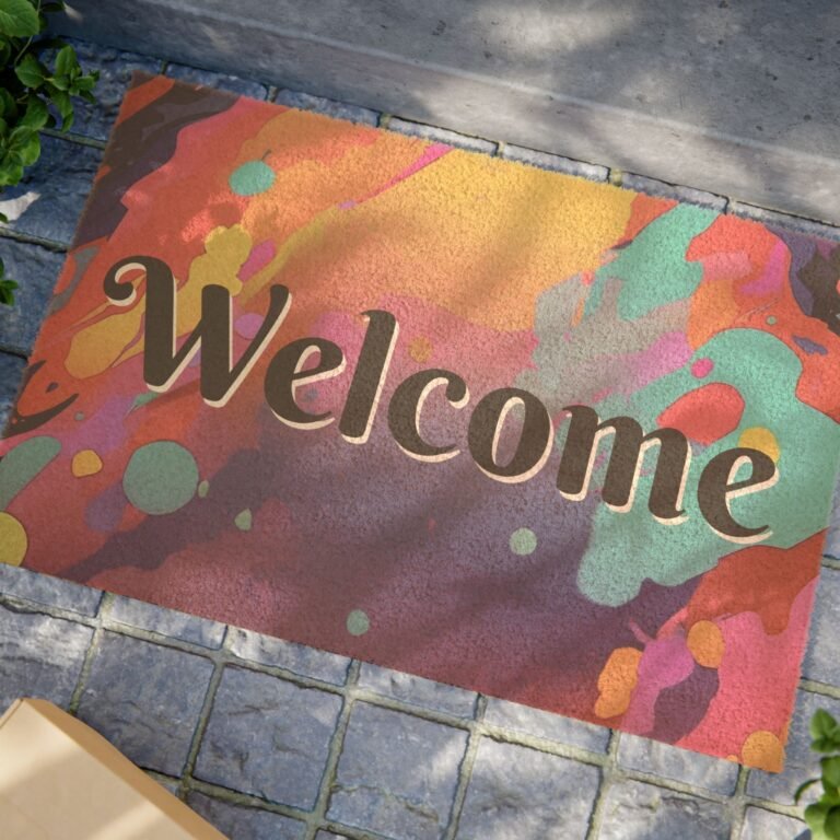 Colourful Welcome Doormat