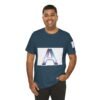 The "A" letter Unisex Jersey Short Sleeve Tee - Image 17
