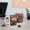 Flowery and colourful Ceramic Mug 11oz - Image 7
