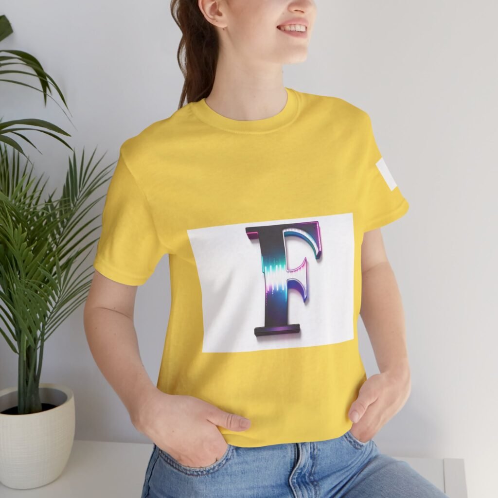 The "F" letter Unisex Jersey Short Sleeve Tee