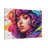 Colorful girl in Matte Canvas, Stretched - Image 45