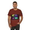 The "D" letter Unisex Jersey Short Sleeve Tee - Image 132