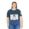 The "A" letter Unisex Jersey Short Sleeve Tee - Image 16