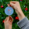 I love you to the moon and back Ceramic Ornament, 4 Shapes - Image 6