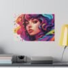Colorful girl in Matte Canvas, Stretched - Image 48