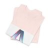 The "A" Letter Unisex Jersey Short Sleeve Tee - Image 64