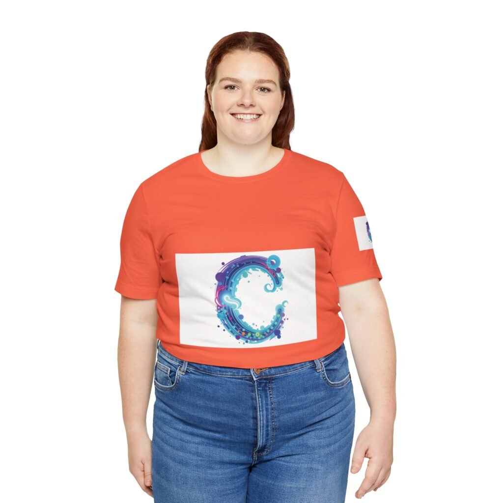 The "C" letter Unisex Jersey Short Sleeve Tee