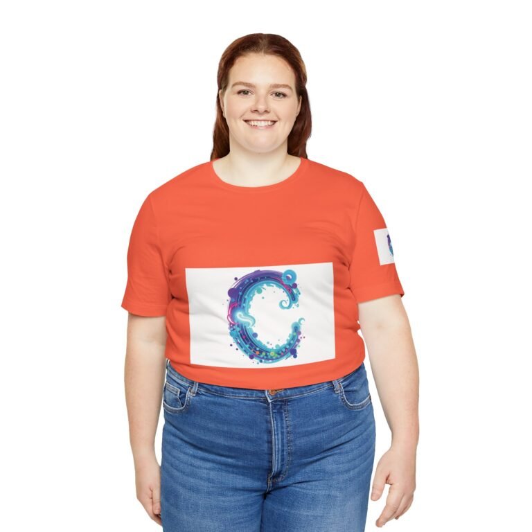 The "C" letter Unisex Jersey Short Sleeve Tee