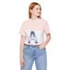 The "A" Letter Unisex Jersey Short Sleeve Tee - Image 76