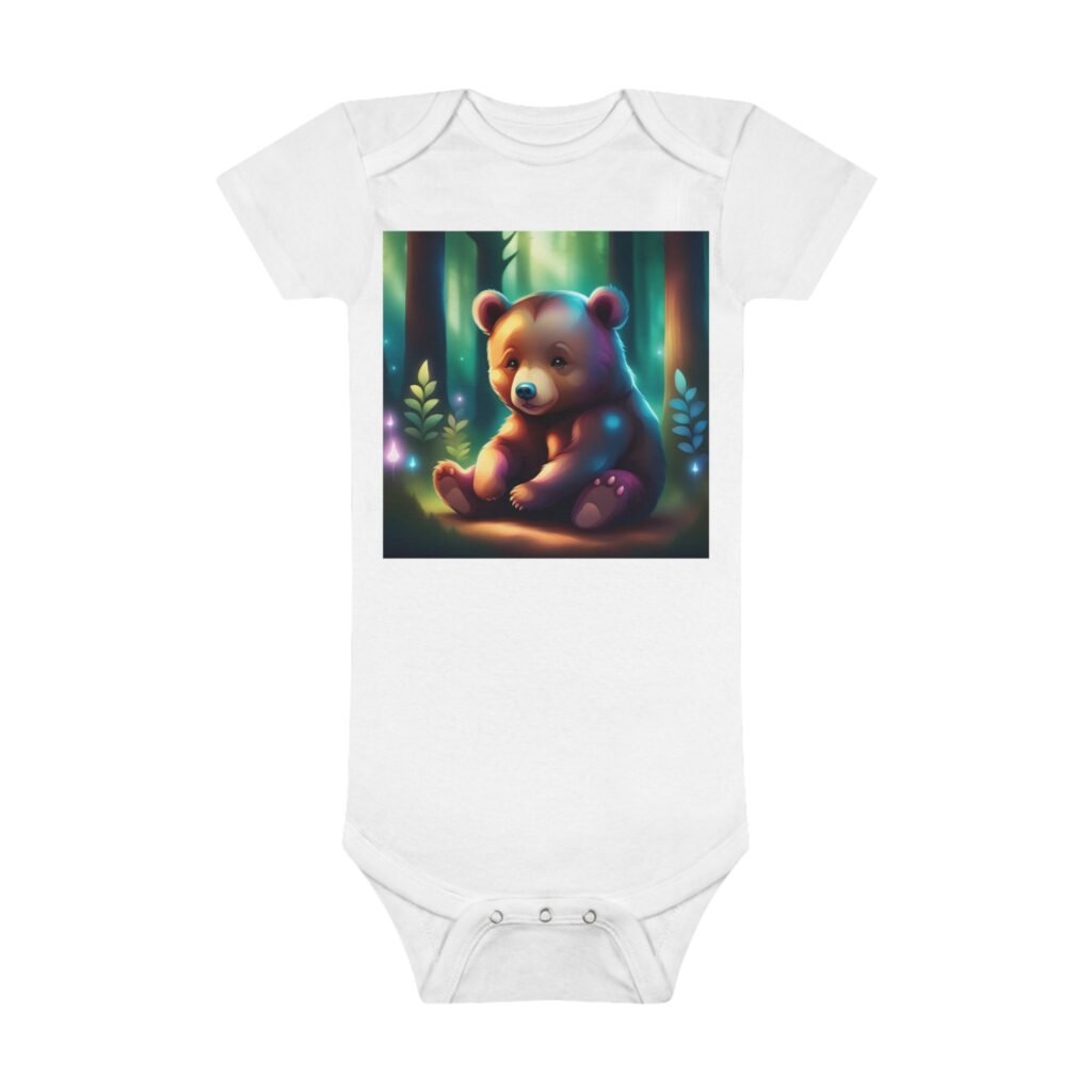 Little bear Onesie® Organic Baby Bodysuit
