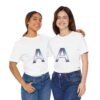 The "A" Letter Unisex Jersey Short Sleeve Tee - Image 56