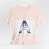 The "A" Letter Unisex Jersey Short Sleeve Tee - Image 65