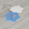 I love you to the moon and back Ceramic Ornament, 4 Shapes - Image 11