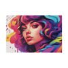 Colorful girl in Matte Canvas, Stretched - Image 46