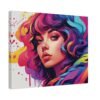 Colorful girl in Matte Canvas, Stretched - Image 41