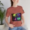 The "D" letter Unisex Jersey Short Sleeve Tee - Image 82
