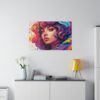 Colorful girl in Matte Canvas, Stretched - Image 36