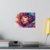 Colorful girl in Matte Canvas, Stretched - Image 8