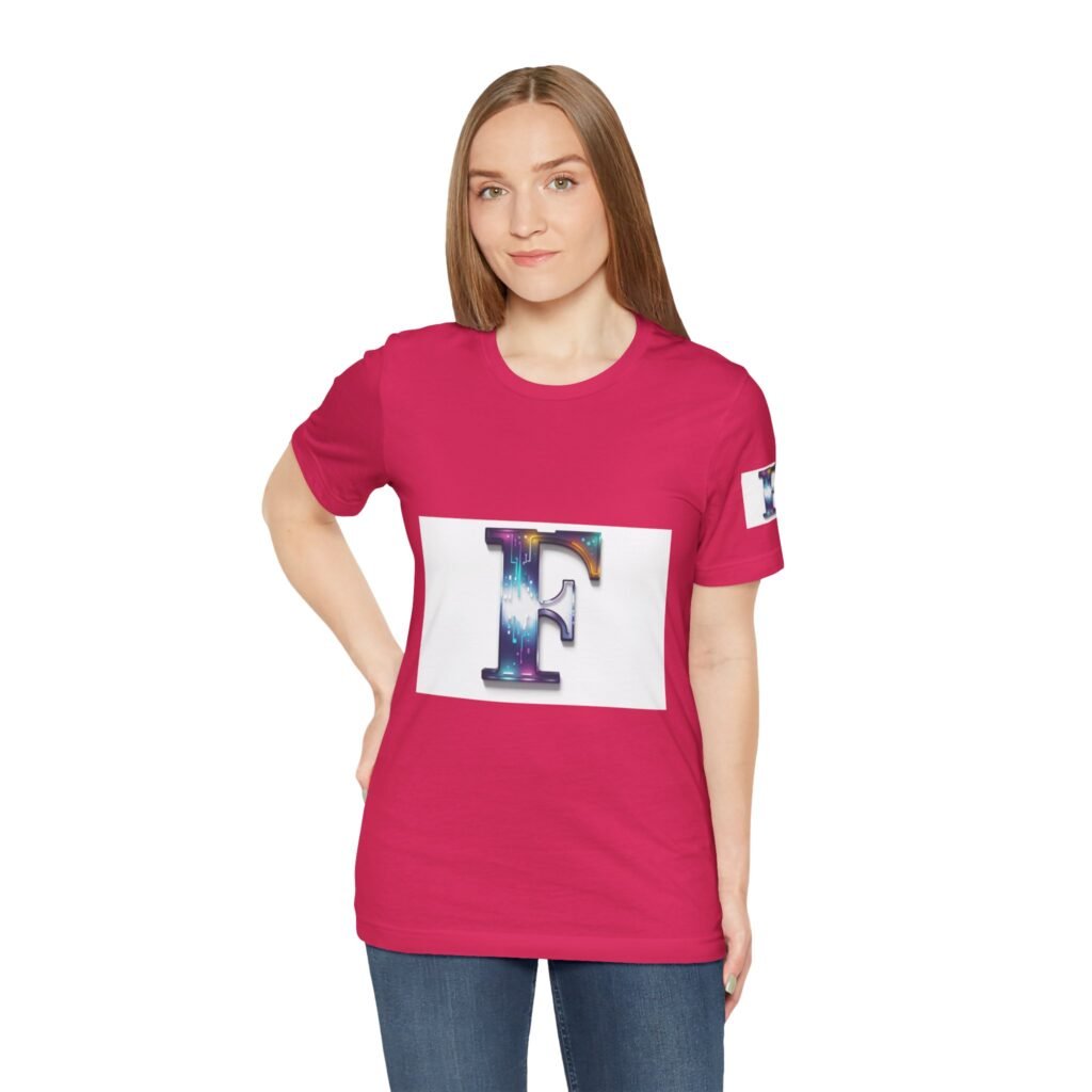 The "F" letter Unisex Jersey Short Sleeve Tee