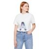 The "A" Letter Unisex Jersey Short Sleeve Tee - Image 47