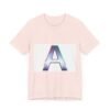 The "A" Letter Unisex Jersey Short Sleeve Tee - Image 62